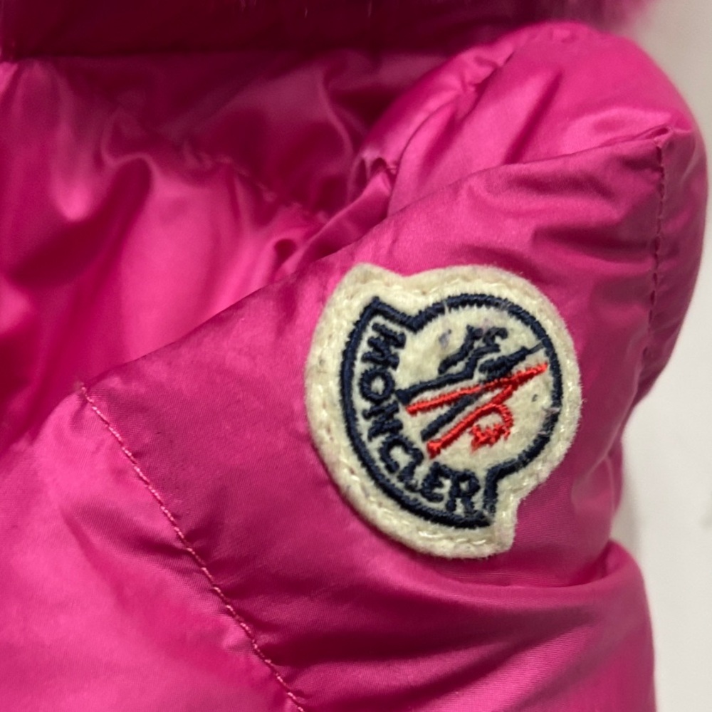 Moncler ATLANTIQUE GUIBOTTO Fuchsia Puffer Jacket 12-18 months - Picture 3 of 17
